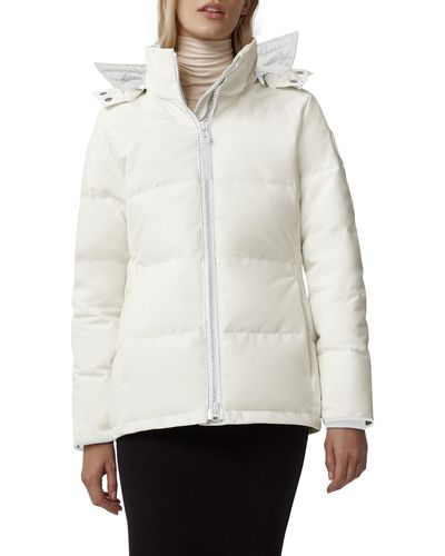 Canada Goose Chelsea Humanature 625 Fill Power Down Parka - White