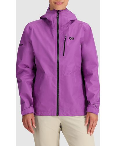 Outdoor Research Aspire Ii Gore-tex Waterproof Jacket - Purple