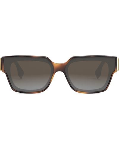 Fendi The First 63mm Rectangular Sunglasses - Multicolor
