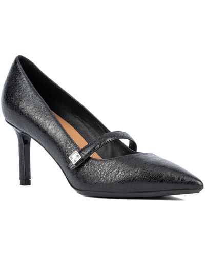 Aquatalia Marisol Pointed Toe Mary Jane Pump - Black