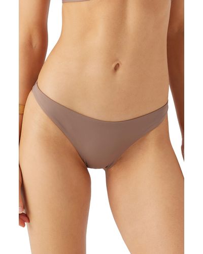 O'neill Sportswear Rockley Saltwater Solids Bikini Bottoms - Gray