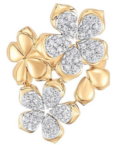 Sara Weinstock Lierren Flower Diamond Cluster Ring - White