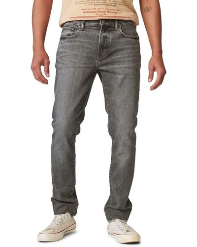 Lucky Brand 100 Advanced Stretch Skinny Jeans - Gray