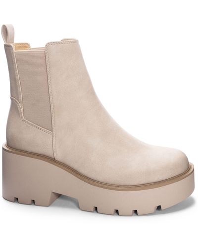 Dirty Laundry Platform Chelsea Boot - Natural