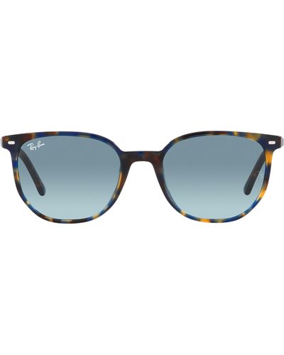 Ray-Ban Elliot 50mm Gradient Square Sunglasses - Blue