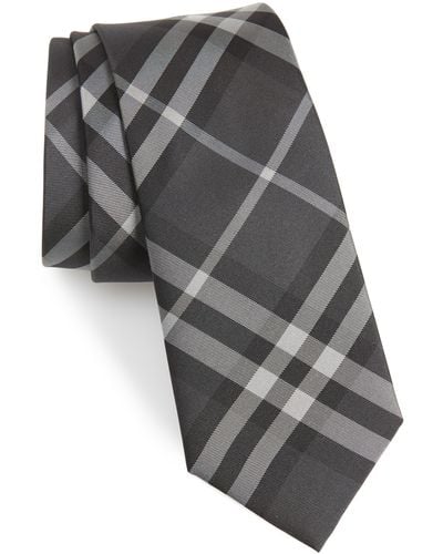 Burberry tie grey sale