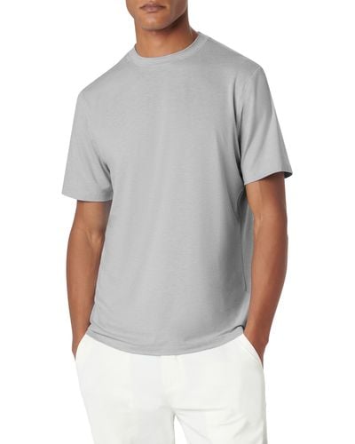 Bugatchi Crewneck Performance T-shirt - Gray