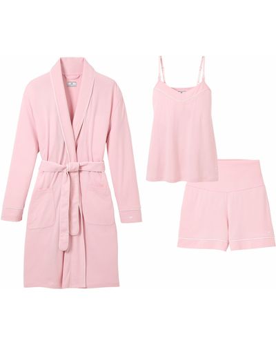 Petite Plume The Must Have 3-piece Cotton Maternity Set - Pink