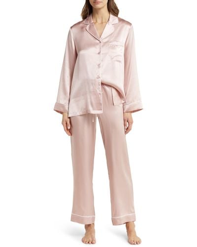 Papinelle Silk Pajamas - Pink