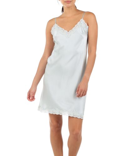 Papinelle Pure Silk Chemise - White