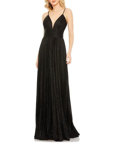 Mac Duggal Sparkle A-line Gown - Black
