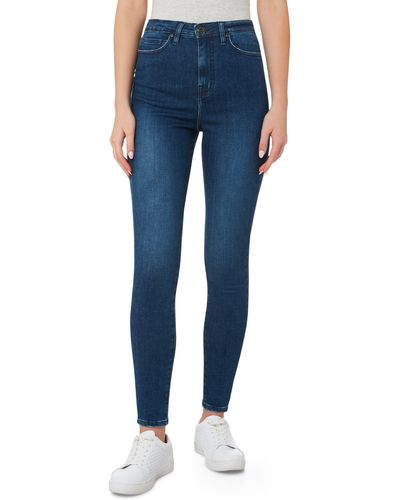 OUTLAND DENIM Harriet Organic Cotton Blend Skinny Jeans - Blue