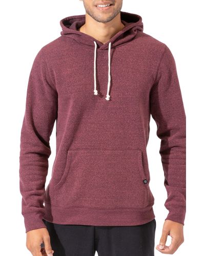 Threads For Thought Fleece Pullover Hoodie - Red