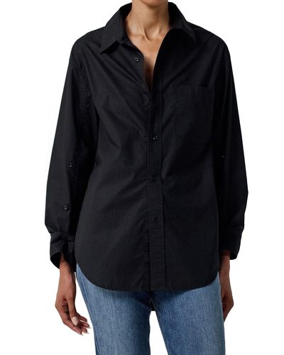 Citizens of Humanity Kayla Black Cotton Shirt At Nordstrom Rack