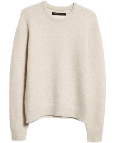 Frenckenberger Mini Crewneck Cashmere Sweater - Natural