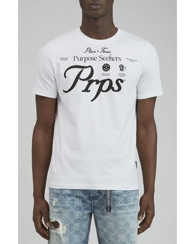 PRPS Watkins Logo Graphic T-shirt - Gray