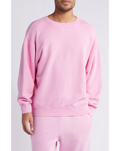 Elwood Core Oversize Crewneck Sweatshirt - Pink