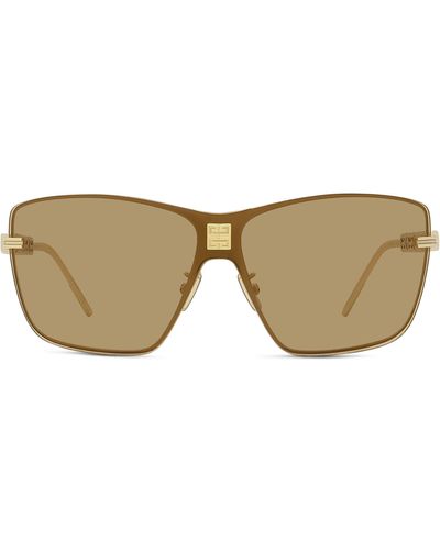 Givenchy 4gem Rectangular Sunglasses - Natural
