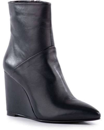 Seychelles Only Girl Pointed Toe Wedge Bootie - Black