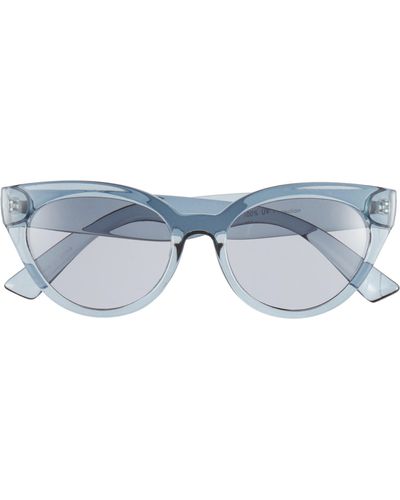 BP. 52mm Cat Eye Sunglasses - Blue