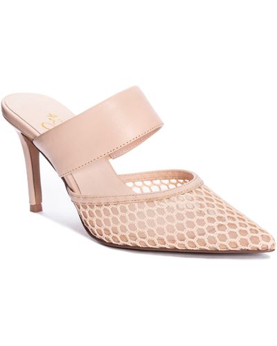 42 GOLD Ronnie Pointed Toe Mule - Pink