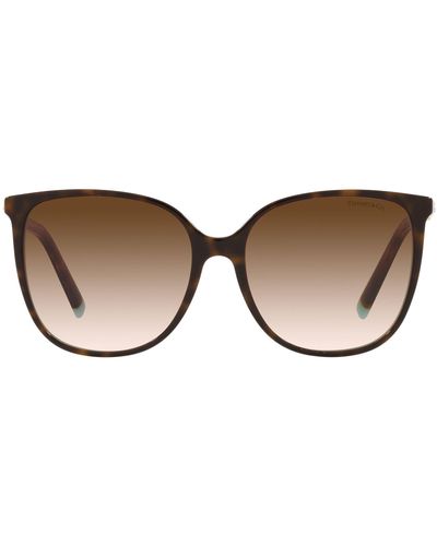 Tiffany & Co. 57mm Gradient Square Sunglasses - Brown