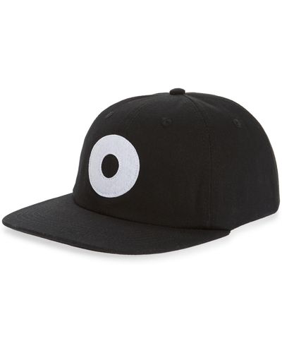 Obey Block Organic Cotton Baseball Cap - Black