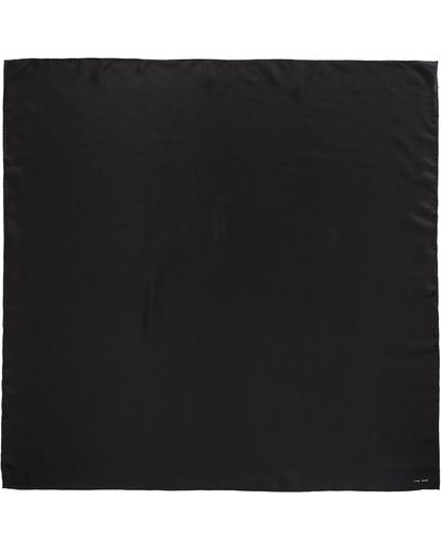 The Row Margault Silk Scarf - Black
