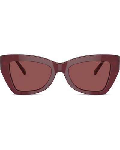Michael Kors Montecito 52mm Cat Eye Sunglasses - Red