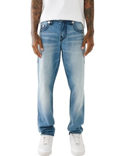 True Religion Geno Super T Relaxed Slim Fit Jeans - Blue