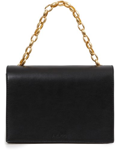 Reiss Sloane Leather Convertible Crossbody Bag - Black