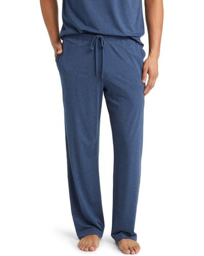 Daniel Buchler Knit Pajama Pants - Blue