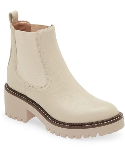 Nordstrom Mia Chelsea Lug Boot - Natural