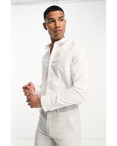ASOS Regular Fit Royal Oxford Button-up Shirt - White