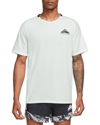 Nike Dri-fit Trail Solar Chase Performance T-shirt - White