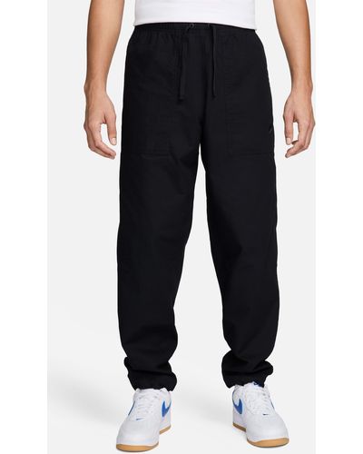 Nike Sportswear Club Barcelona Woven Cotton Pants - Black