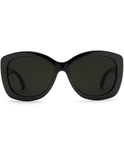 Electric Gaviota Polarized Square Sunglasses - Black