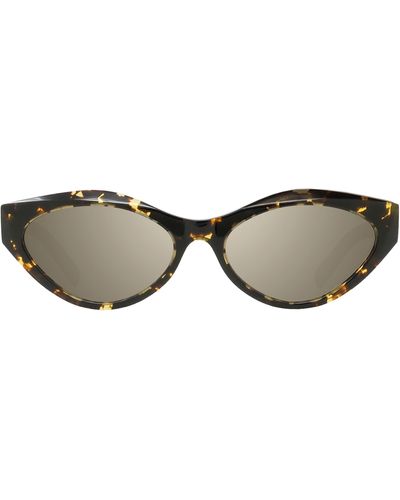Givenchy Day 56mm Mirrored Cat Eye Sunglasses - Multicolor
