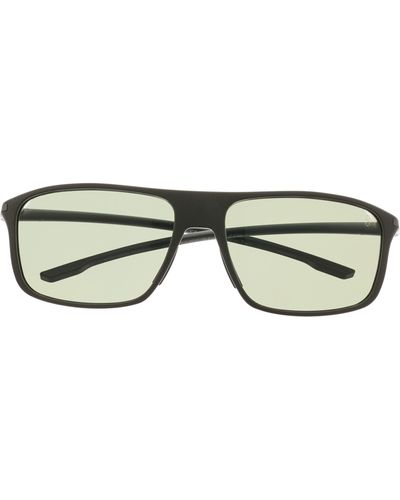 Tag Heuer 60mm Rectangle Sunglasses - Green