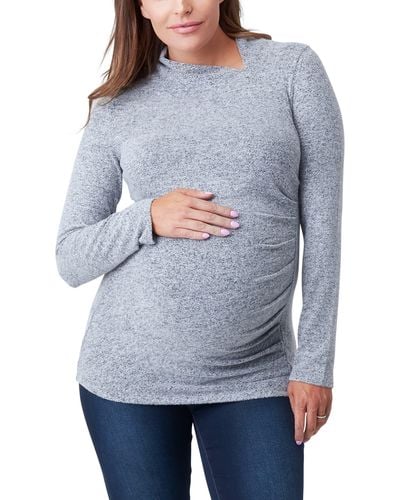 Nom Maternity Claire Maternity Sweater - Gray