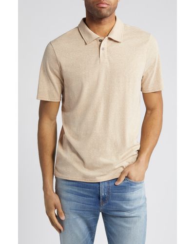 Threads For Thought Baseline Slub Polo - Natural