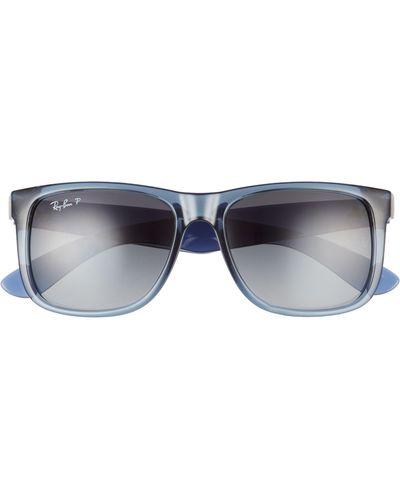 Ray-Ban 54mm Polarized Square Sunglasses - Blue