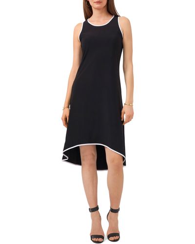 Chaus High/low Matte Jersey Dress - Black