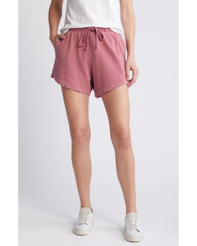 Treasure & Bond French Terry Shorts - Red