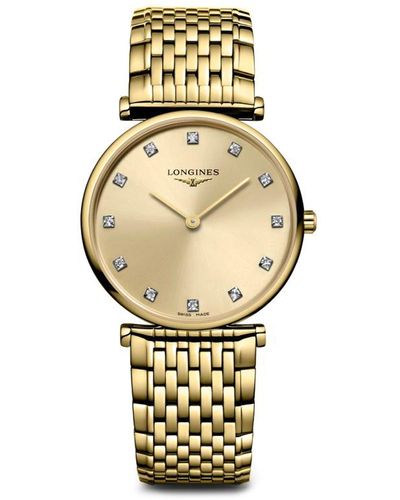 Longines La Grande Classique De Diamond Bracelet Watch - Metallic