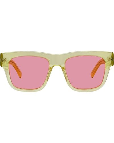 Givenchy Gv Day Lector 52mm Square Sunglasses - Pink