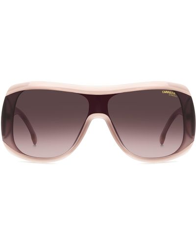 Carrera 99mm Gradient Shield Sunglasses - Purple