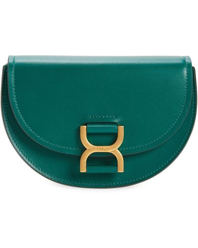 Chloé Marcie Leather Belt Bag - Green