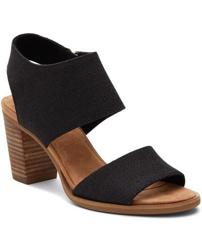 TOMS Majorca Cutout Sandal - Black