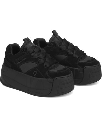 Naked Wolfe Platform Sneaker - Black